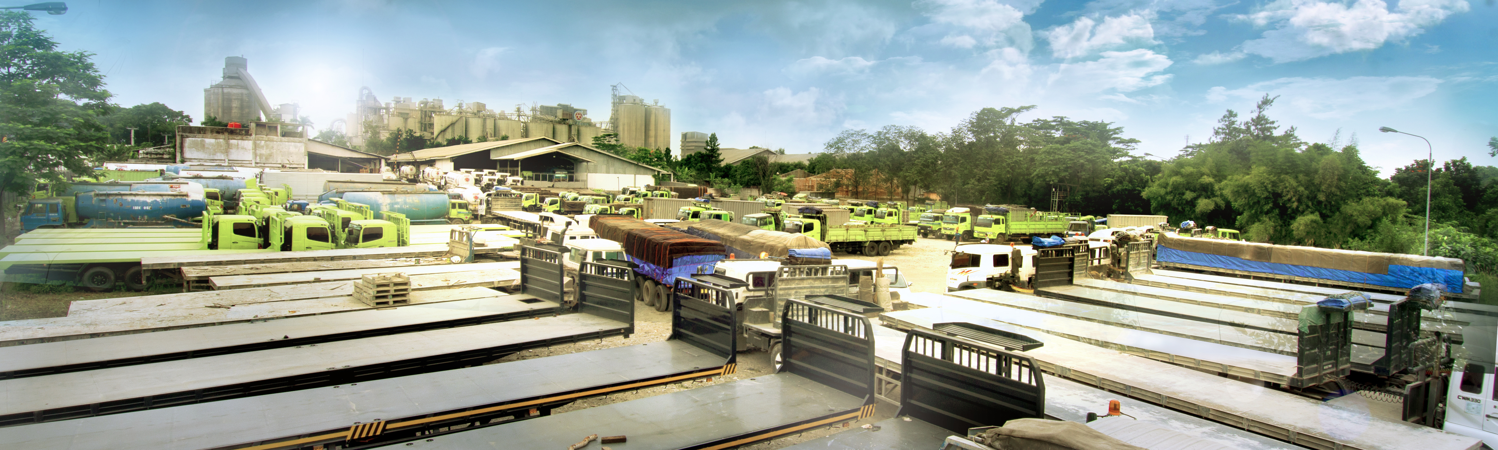 PT Intitrans Group Fleet Site Panoramic View